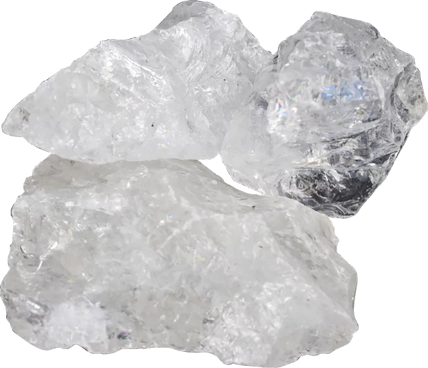Bild von mehreren Bergkristall